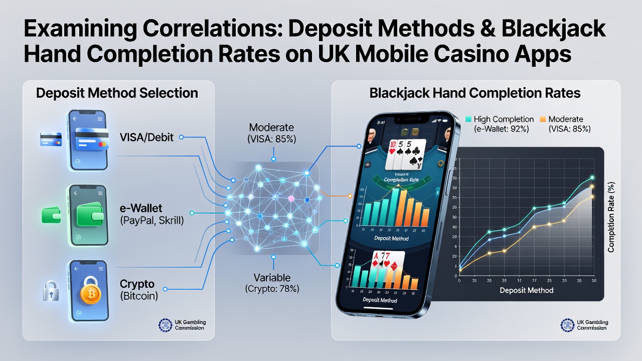 Mobile blackjack interface showing deposit options and hand progression on a UK licensed casino app